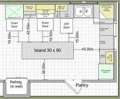 10k Kitchen Remodel Island Design Traffic Work Triangle Kitchen Island Dimensions Kitchen Designs Layout Kitchen Layouts With Island