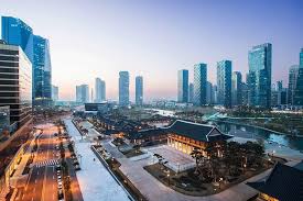 Songdo Incheon South Korea City Cities Buildings Photography Cities In Korea South Korea Photography Seoul Skyline