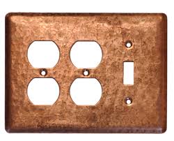 The average price for light switch plates ranges. 3 Gang Copper Switch Plate Artisan Crafted Home
