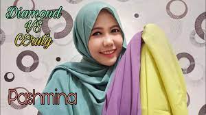 Perbedaan kerudung diamond dan ceruti pashmina ceruti pashmina diamond ceruty baby doll. Perbedaan Pashmina Bahan Diamond Dan Ceruty Youtube