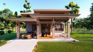 Maybe you would like to learn more about one of these? Modern Style Two Bedroom One Story House Plan With Front Sit Out Area Cool House Concepts