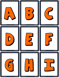 In today's age, debit cards are reg. Bold Alphabet Esl Flashcards