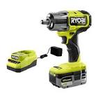 18V ONE  HP Brushless Mid-Torque 1/2-inch Impact Wrench Kit with 4.0 Ah HP Battery a... RYOBI