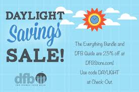 This list includes resorts, rides, shows and any other attractions that may be unavailable during your visit. Celebrate Daylight Savings This Weekend With More Savings The Disney Food Blog