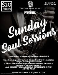 sunday soul sessions a season series of blues soul announced for bradenton area two of florida s live music powerhouse brands soul music jazz blues blues