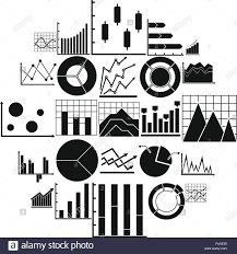 Chart Diagram Icon Set Simple Illustration Of 25 Chart