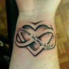 Find and save ideas about infinity and heart tattoo designs on tattoos book. How To Get A Memorial Tattoo Matching Cremation Urn Tattoos For Daughters Dad Tattoos Infinity Tattoo Designs