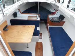 Catalina 22 Review Boat Interior Design Boat Decor Sailboat Interior