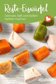 Reste Von Babybrei Saft Und Sosse Einfrieren Als Eiswurfel So Geht S Lebensmittel Essen Essen Ernahrung