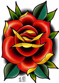 Maybe you would like to learn more about one of these? American Traditional Rose Tattoo Outline Rose Tattoo Hd