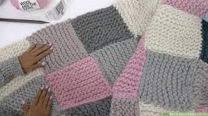 Knitting is fashionable and fun. How To Knit A Patchwork Blanket With Pictures Wikihow