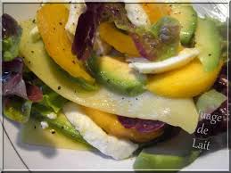 17 mai, 2012 pas de commentaire. Salade A L Avocat Et Aux Peches Nuage De Lait