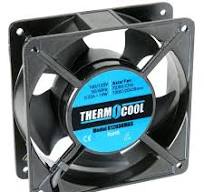 Thermocool 110 VAC Muffin Cooling Fan 120 x 38mm Sleeve Bearing 72 CFM