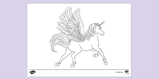 This drawing was made at internet users' disposal on 07 february 2106. Flying Horse Colouring Colouring Sheets