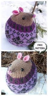 This collection of divine fair isle knitting patterns bring together a host of projects, from hats and sweaters to mittens and kidswear. Knit Fairisle Mouse Toy Free Knitting Patterns Knitting Pattern