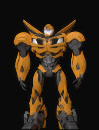 Artstation Transformers Prime Bumblebee 3d Model Made In Blender3d Glarson Trawert Transformers Artwork Robots Drawing Transformers