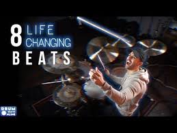 8 Drum Beats That Changed My Life Beginner Advanced Youtube In 2020 Drums Beats How To Play Drums Drum Lessons