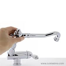 robinetterie retro chrome pour la cuisine mitigeur rabattable cuisissimo mitigeur rabattable mitigeur cuisine rabattable robinet rabattable