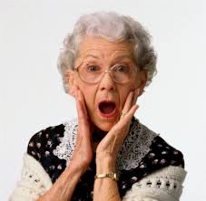 shocked grandma