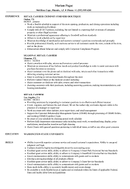 Retail Cashier Resume Samples Velvet Jobs