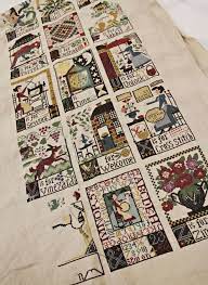 Plum street samplers ~ serial bowl series. Retreat Cross Stitch Sampler Patterns Cross Stitch Samplers Cross Stitch