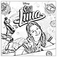 Patines soy luna artisticos ambar talle 32 con lic original. Dibujos De Soy Luna Para Colorear