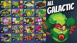 All Galactic Cards In Grass Knuckles Strategy Deck Plants Vs Zombies Heroes Gameplay Plants Vs Zombies Hero Galactic