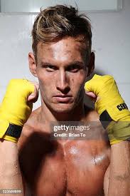 Trainer Luke Hines poses at private photo shoot