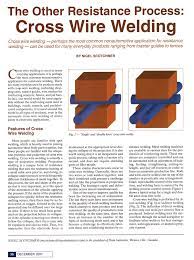 Pdf The Other Resistance Process Cross Wire Welding