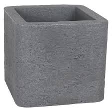 Der pflanztopf passt perfekt in die zwischenräume von europaletten, lässt sich aber auch. Kubus Pflanzkubel Stone 30x30cm Grau Thomas Philipps Sonderposten Onlineshop