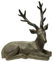 See more ideas about house interior, figurines, homco. Sagebrook Home Brown Resin Deer Sitting Sculpture Figurine Rustic Decorative Objects And Figurines By Gwg Outlet Houzz