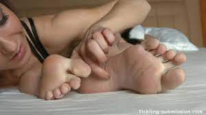 Tickling Submission foot fetish - Tickle lickle in sleep Elis Gilbert