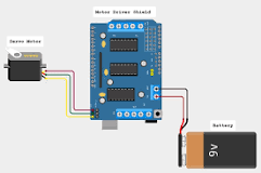 Servo Motor Control with L293D Motor Driver Shield - Hackster.io