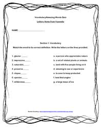 My parents prepared a surprise party to me. Scott Foresman Letters Home From Yosemite Vocab And Amazing Words Quiz