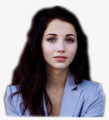 Rose gold is one of the most popular new hair colors, and whether she knows it or not, nicole kidman's strawberry blonde locks are right on trend. Emily Rudd Png Girl Dark Brown Hair Blue Eyes Png Image Transparent Png Free Download On Seekpng