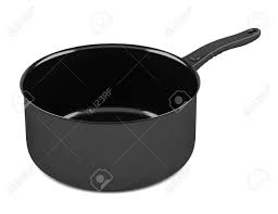 Also note when you scrub it with bar keeper's friend in the future there will be a black residue on the sponge. Single Black Cooking Pot Isolated On White Background Stock Photo Picture And Royalty Free Image Image 13797280