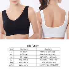 Womens zip front sports bra wireless post surgery bra active yoga sports bras. Pro Fit Seamless Sports Bra Size Chart Sport Information In The Word