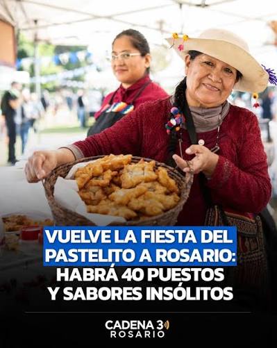 🥟🔥 VUELVE LA FIESTA DEL PASTELITO A ROSARIO: HABRÁ 40 PUESTOS Y SABORES INSÓLITOS Este domingo se realizará una nueva edición de la Fiesta del Pastelito en el Parque Alem de Rosario.