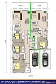Grace 1 With A Dual Occupancy Double Garage Is A Very Functional Home Design One Side Duplex House Plans Multigenerational House Plans Home Design Floor Plans
