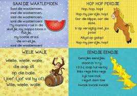 Afrikaanse Rympies 2 Kids Preschool Learning Kids Poems Rhymes For Kids