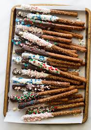 Its flavor is just as advertised 'divine.' sugar, egg whites, vanilla, and chopped walnuts combine to make a turn your microwave into a candy making machine with this easy recipe. Christmas Chocolate Covered Pretzels Little Broken