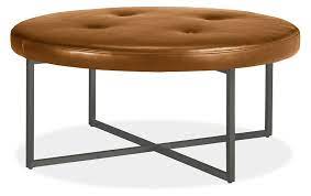 5 out of 5 stars. Sidney Leather Round Ottomans Modern Benches Stools Ottomans Modern Living Room Furniture Room Board Round Ottoman Round Leather Ottoman Modern Furniture Living Room