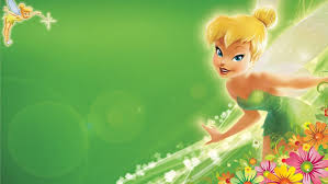 tinkerbell green hd wallpapers with