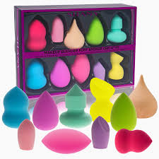 When the beauty blender sponge popped on the scene it instantly changed everyone's makeup it is undeniable that the beauty blender made a lot of makeup brushes obsolete and helped to seriously. Shany Makeup Premium Beauty Sponge Blender Puff Set Latex Free Vegan Multipurpose Shapes Colors Set Of 10 Walmart Com Walmart Com