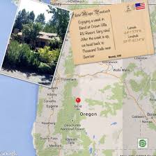 Caravan park/campground in sunriver with restaurant and outdoor pool. Crown Villa Bend Sunriver Thousand Trails Campground Oregon Postcards From The Road