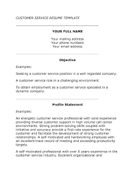 Example template #2 (babysitting experience). 30 Customer Service Resume Examples á… Templatelab