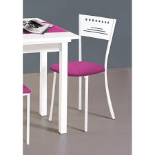 Existen muchos y muy variados estilos de sillas de cocina entre los que destacamos las sillas de estilo rústico, que se utilizan en cocinas rústicas de casas de campo y bungalós, entre otras. Silla De Cocina Metal Y Tapizada Modelo Denia