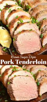 Pork Tenderloin This Pork Tenderloin Is Rubbed With A Flavorful Mixture Of Dijon Mustard Bro Cooking Pork Tenderloin Pork Loin Recipes Pork Loin Recipes Oven