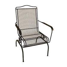 Overstock.com has been visited by 1m+ users in the past month Garden Treasures Stackable Black Metal Frame Spring Motion Dining Chair S With Mesh Seat Seat In The Patio Chairs Department At Lowes Com