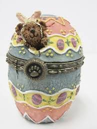 Boyds Treasure Box #81501 "Watson's Fabearlous Egg w/Peep McNibble" NIB  MINT